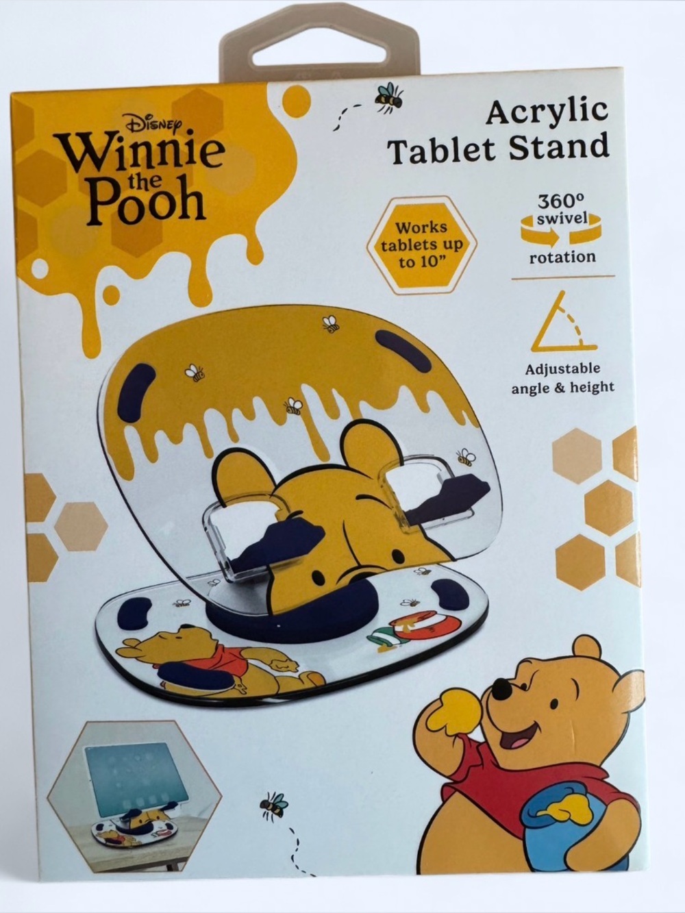 Disney Winnie the Pooh Yellow Acrylic Tablet Stand